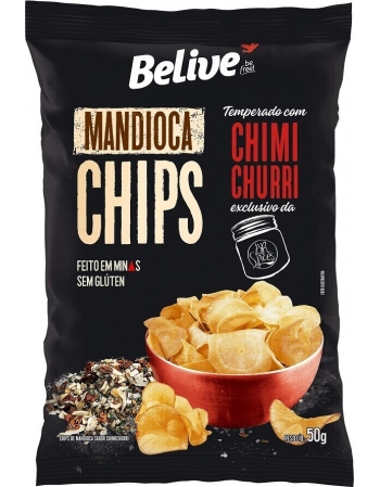 Chips de Mandioca com Chimichurri - Belive - Unidade 50g