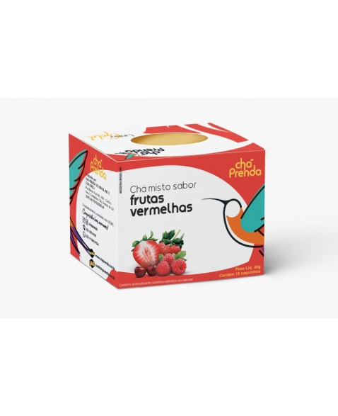 Ch Gold Frutas Vermelhas PRENDA 30g 15 saquinhos