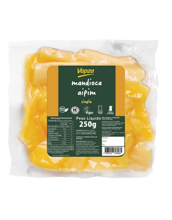 Mandioca Aipim Cozido no Vapor Single - VAPZA - 250g