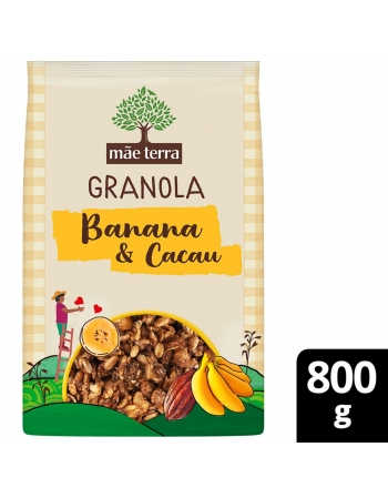 Granola Banana e Cacau - MÃE TERRA - 800g