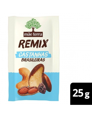 Remix Castanhas Brasileiras - MÃE TERRA - 9 unidades x 25g