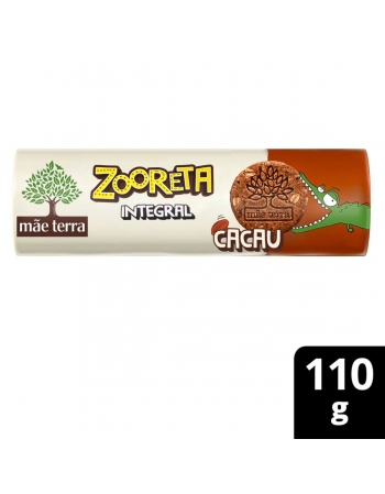 Zooreta Biscoito Cacau Orgânico - MÃE TERRA - 110g