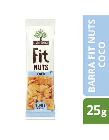 Barra Fit Nuts Coco - MÃE TERRA - 12 X 25g