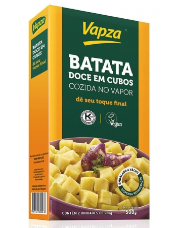 Batata Doce em Cubos - VAPZA - 500g