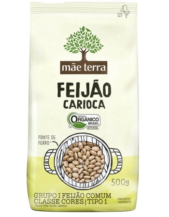 Feijão Carioca Orgânico - MÃE TERRA - 500g
