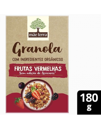 Granola Frutas Vermelhas Orgânica - MÃE TERRA - 180g