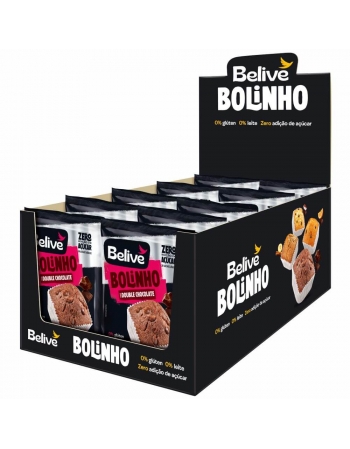 Bolinho Double Chocolate - Belive - Display 10 X 40g