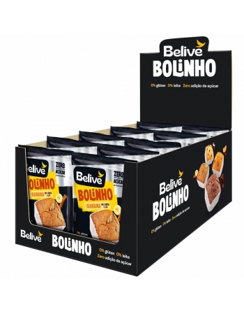 Bolinho Banana Canela Chia - Belive - Display 10 X 40g