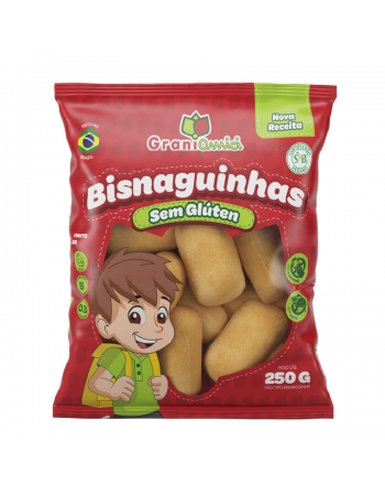 Bisnaguinha Sem Glúten e Sem Lactose - Grani Amici - 250g