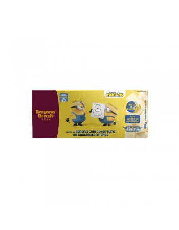 Barra de Frutas Kids Chocolate Branco - Banana Brasil- Caixa 3x22g