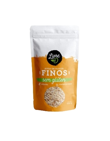 Aveia em Flocos Finos Sem Glúten - LivreD - 200g