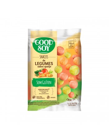 Snacks Soja Legumes E Queijo - Goodsoy - Unidade De 25G