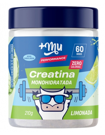 Creatina Monohidratada Limonada - +Mu - 210g