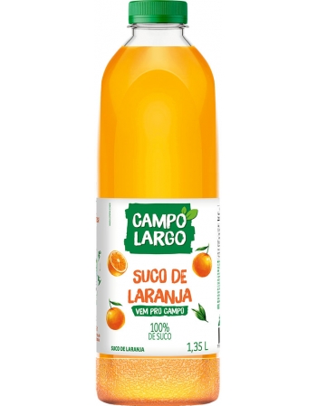 Suco de Laranja - CAMPO LARGO - 1,350 ml cada Pet Asséptico