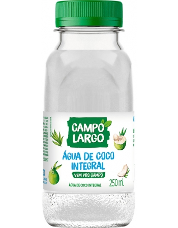 Água de Coco - CAMPO LARGO - 250 ml pet asséptico BPA free