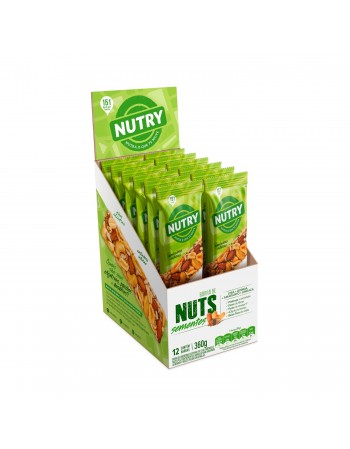 Barra De Nuts Nutry Sementes - Nutrimental - Display Com 12 Unidades De 30G