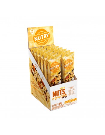 Barra De Nuts Nutry Original - Nutrimental - Display Com 12 Unidades De 30G