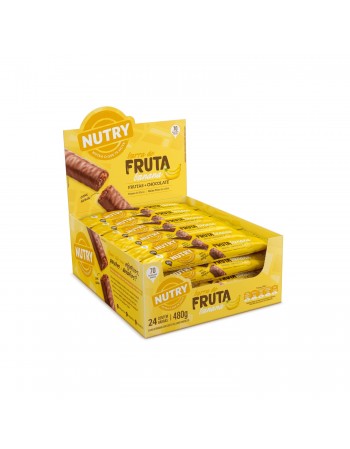 Barra De Frutas Nutry Banana E Chocolate - Nutrimental - Display Com 24 Unidades De 20G