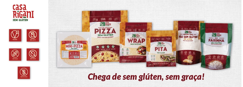 casa rigani, pão pita, pizza, farinha, sem glúten, zero lactose, wrap